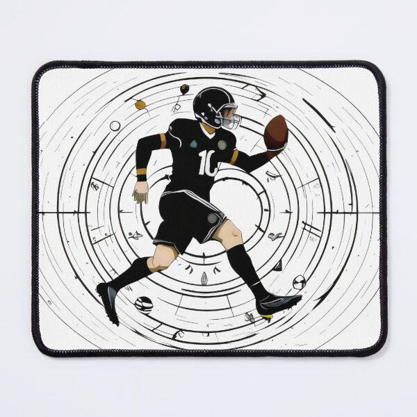 Item preview, Dynamic Football Player in Action – Bold Sports Illustration designed and sold by Cherry-Cat.