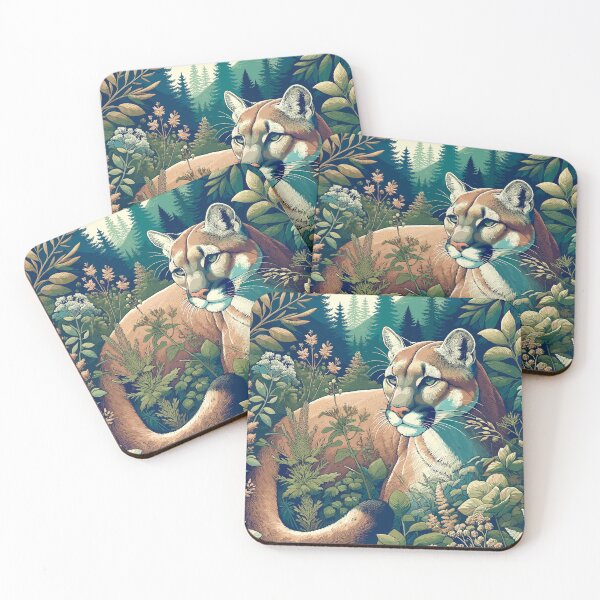 Item preview, Mountain Lion Cougar in the Wild designed and sold by RayCrimson.