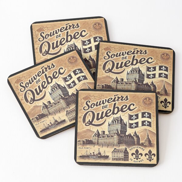 Item preview, Vintage Quebec Souvenir Design with Historic Chateau designed and sold by love3617.