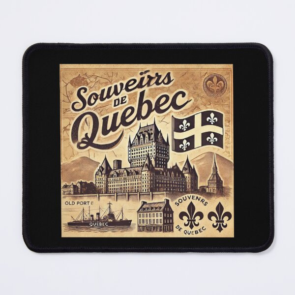 Item preview, Vintage Quebec Souvenir Design with Historic Chateau designed and sold by love3617.