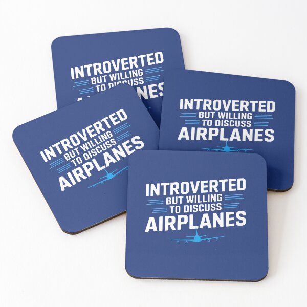 Item preview, Introverted But Willing To Discuss Airplanes Introvert Travel  designed and sold by Atmosferica.