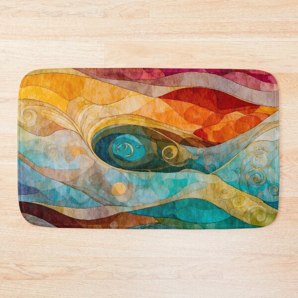 Item preview, Abstract image, colors of diversity, waves, autumn, lines designed and sold by Oleg Viktorovic Pitkovskiy.