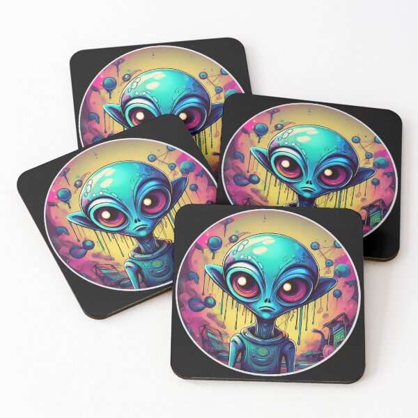 Item preview, Grafitti Sad Alien designed and sold by Boxing Kangaroo Retail Company.
