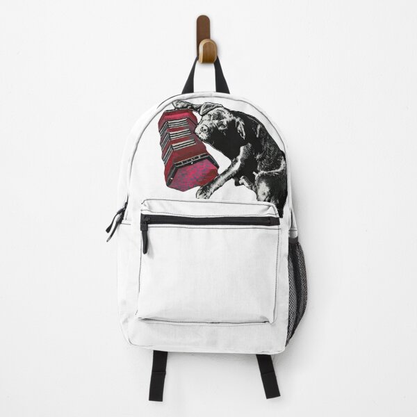 Item preview, Squeeze box playing dog designed and sold by Glenbobagins.