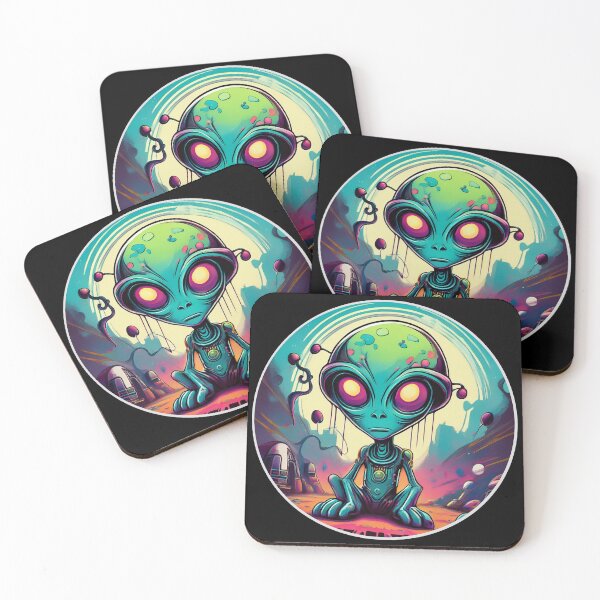 Item preview, Grafitti Sad Alien designed and sold by Boxing Kangaroo Retail Company.