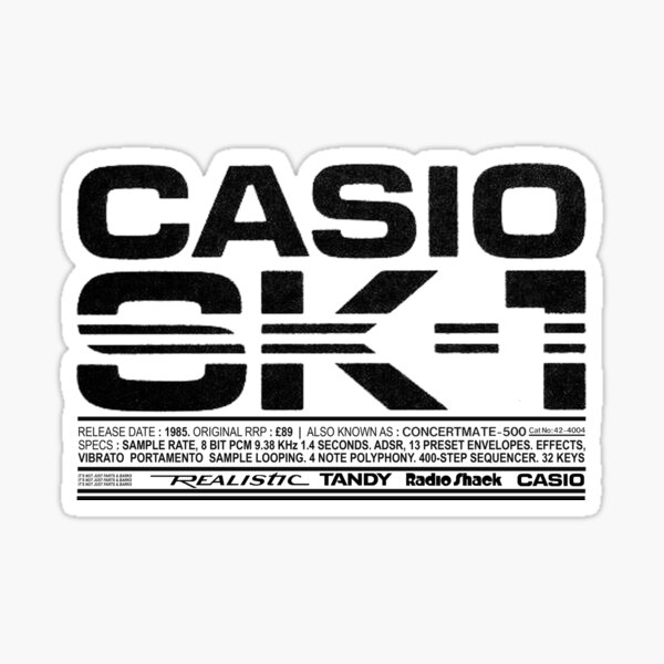 Item preview, CASIO SK-1 (Black) designed and sold by flogthedead.
