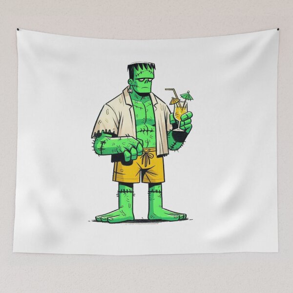 Item preview, Frankenstein's Tropical Getaway designed and sold by mYaro.