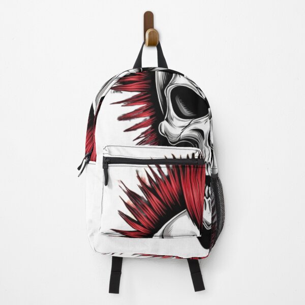 Item preview, Punk Skull with Red Mohawk - Rebel Art designed and sold by B9brands.