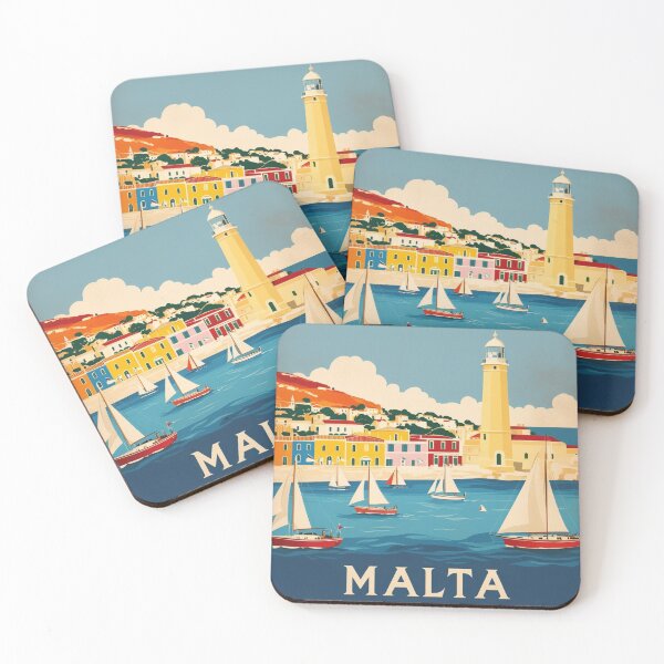 Item preview, Malta Travel Poster designed and sold by CaliforniaDi.