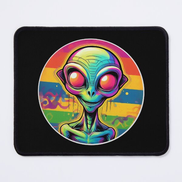 Item preview, Grafitti Queer Pride Rainbow Alien designed and sold by Boxing Kangaroo Retail Company.