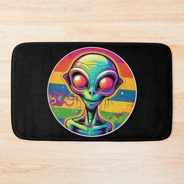 Item preview, Grafitti Queer Pride Rainbow Alien designed and sold by Boxing Kangaroo Retail Company.