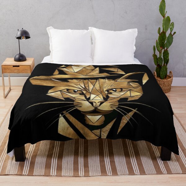 Item preview, Golden cat in a hat designed and sold by luna--design.