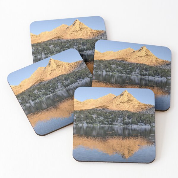 Item preview, Golden Mountain Reflection on Tranquil Lake designed and sold by NatureUnleashed.