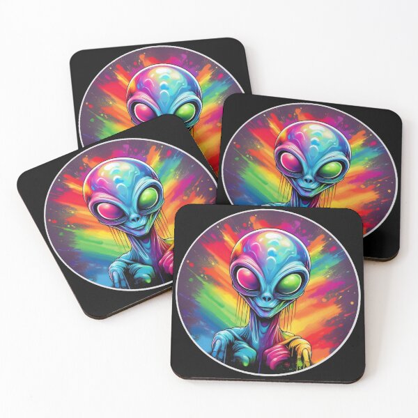 Item preview, Grafitti Queer Pride Rainbow Alien designed and sold by Boxing Kangaroo Retail Company.