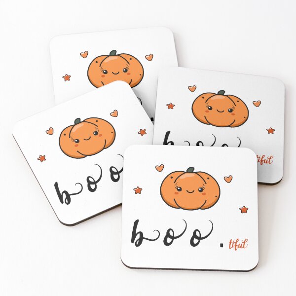 Item preview, Adorable Boo-tiful Pumpkin with Floating Hearts and Stars, Unique designed and sold by villacreativa.