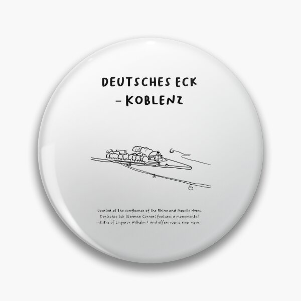 Item preview, Deutsches Eck – Koblenz | Famous Landmarks in Germany designed and sold by RM-Journey.