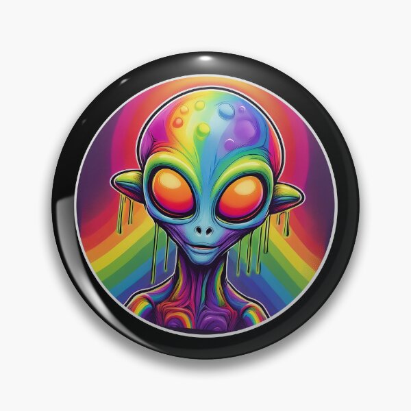 Item preview, Grafitti Queer Pride Rainbow Alien designed and sold by Boxing Kangaroo Retail Company.