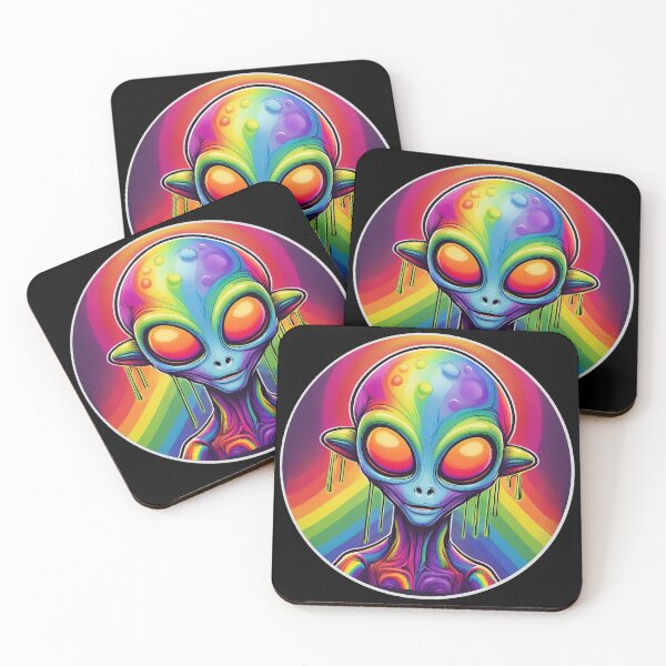Item preview, Grafitti Queer Pride Rainbow Alien designed and sold by Boxing Kangaroo Retail Company.