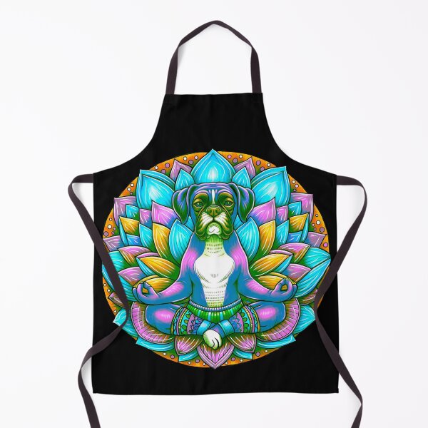Item preview, Meditating Boxer dog designed and sold by Osher-BioArt.