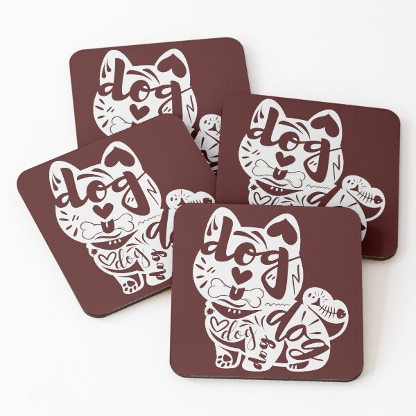 Item preview, Playful Dog Typography Art designed and sold by TuncGK.