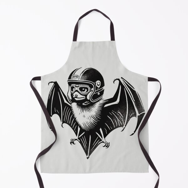Item preview, Bat Wearing a Helmet designed and sold by Blink Art Studio.