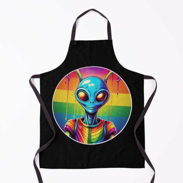 Item preview, Grafitti Queer Pride Rainbow Alien designed and sold by Boxing Kangaroo Retail Company.