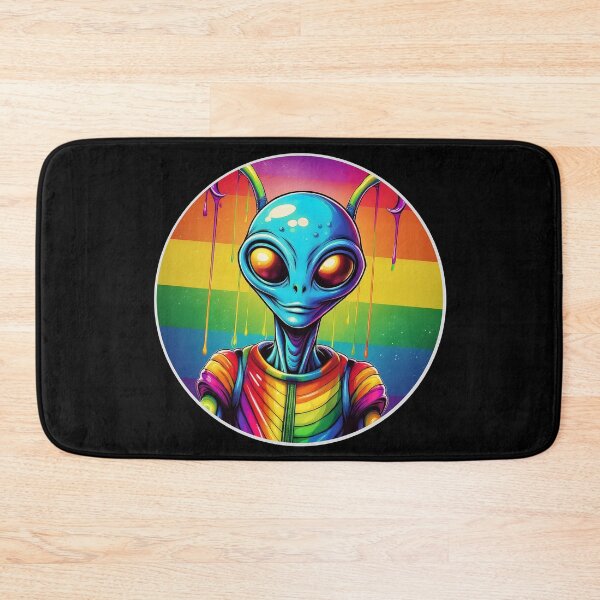 Item preview, Grafitti Queer Pride Rainbow Alien designed and sold by Boxing Kangaroo Retail Company.
