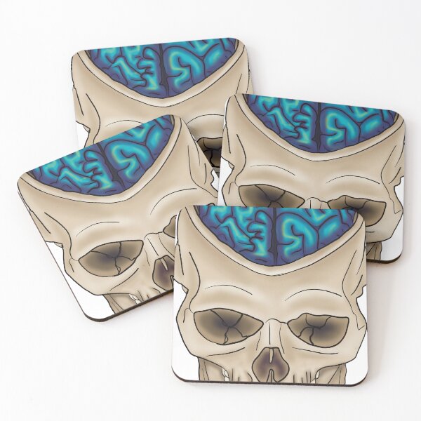 Item preview, Brain Anatomy, Anatomical Brain in Skull designed and sold by mermaidronnie.