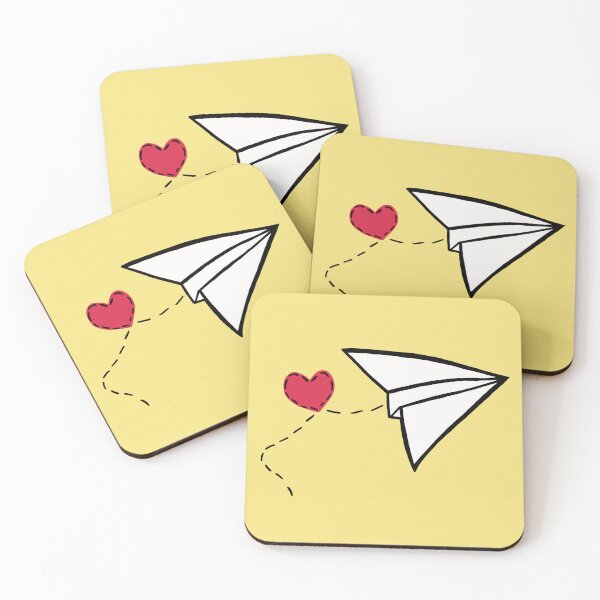 Item preview, Paper plane red heart  designed and sold by theniamhmachine.