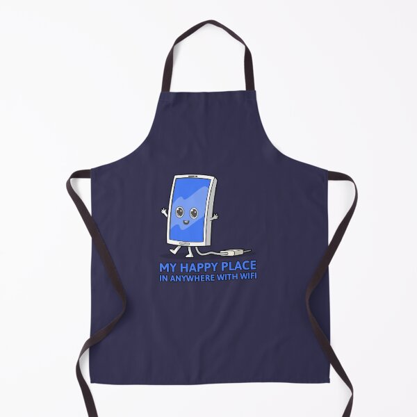 Item preview, My Happy Place Is Anywhere With WIFI designed and sold by S Diaz.