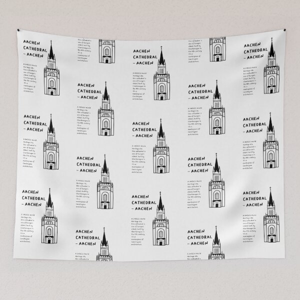 Item preview, Aachen Cathedral – Aachen | Famous Landmarks in Germany designed and sold by RM-Journey.
