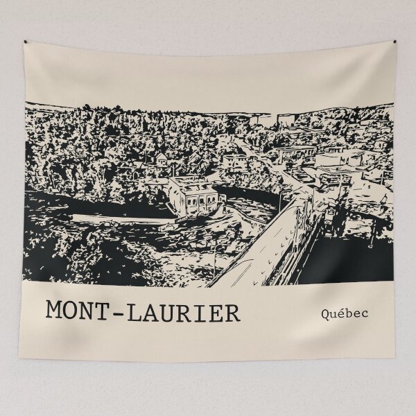 Item preview, Mont-Laurier Québec designed and sold by Lakeric Cityscapes.