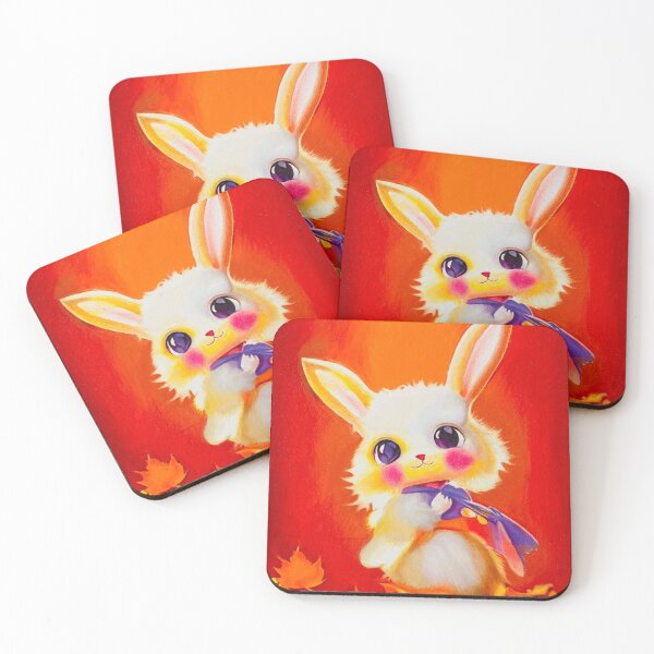 Item preview, Cute smiling white bunny designed and sold by InspireStudio4E.