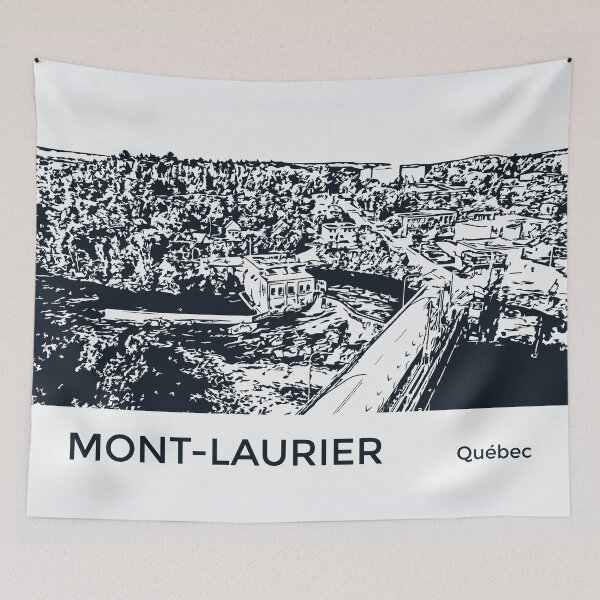 Item preview, Mont-Laurier Québec designed and sold by Lakeric Cityscapes.