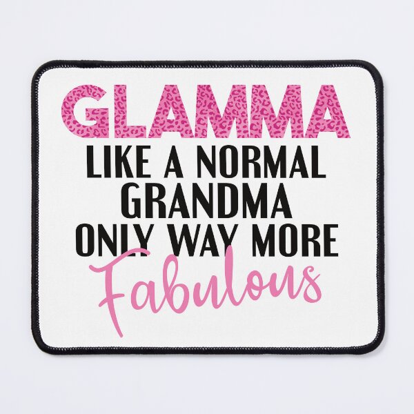 Item preview, Glamma - Funny Fabulous Grandma Quote designed and sold by Primroaddesigns.