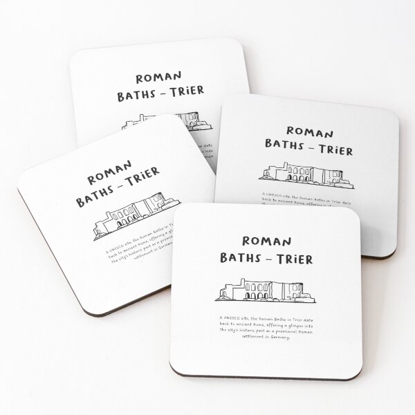 Item preview, Roman Baths – Trier | Famous Landmarks in Germany designed and sold by RM-Journey.
