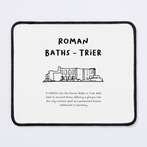 Item preview, Roman Baths – Trier | Famous Landmarks in Germany designed and sold by RM-Journey.