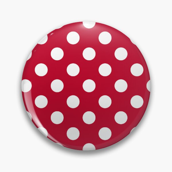 Item preview, RED + Polka White Dots - Pattern designed and sold by miavaldez.