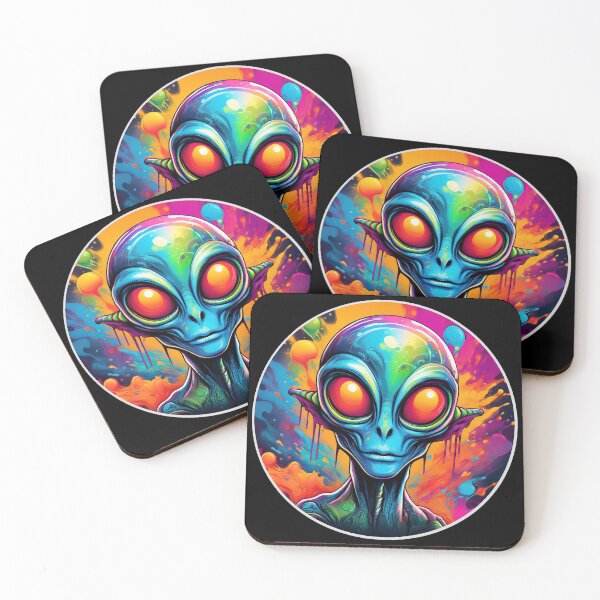Item preview, Grafitti Queer Pride Rainbow Alien designed and sold by Boxing Kangaroo Retail Company.
