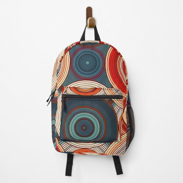 Item preview, A seamless pattern Design of concentric circles in various colors, designed and sold by HEMRO.