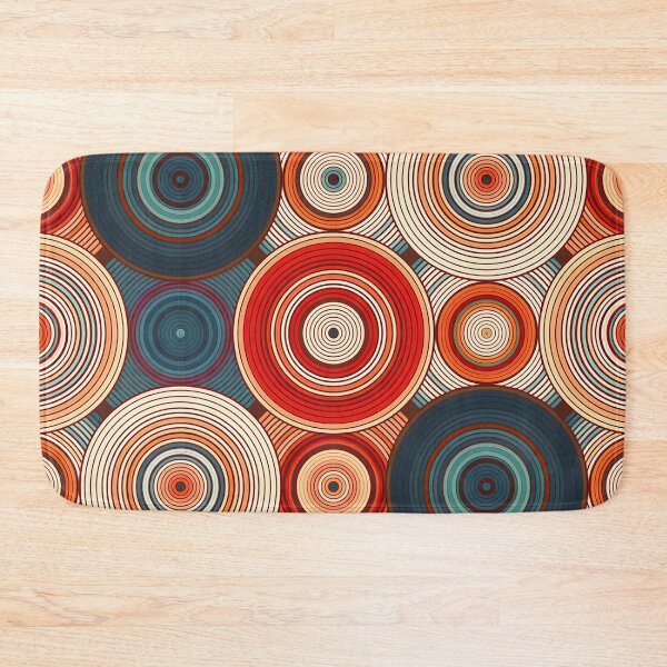 Item preview, A seamless pattern Design of concentric circles in various colors, designed and sold by HEMRO.