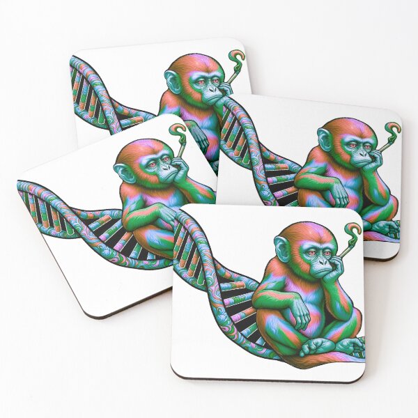 Item preview, Monkey on DNA designed and sold by Osher-BioArt.