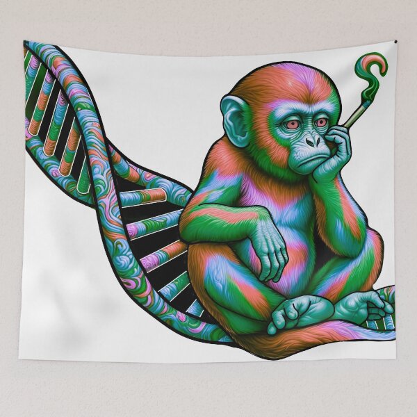 Item preview, Monkey on DNA designed and sold by Osher-BioArt.