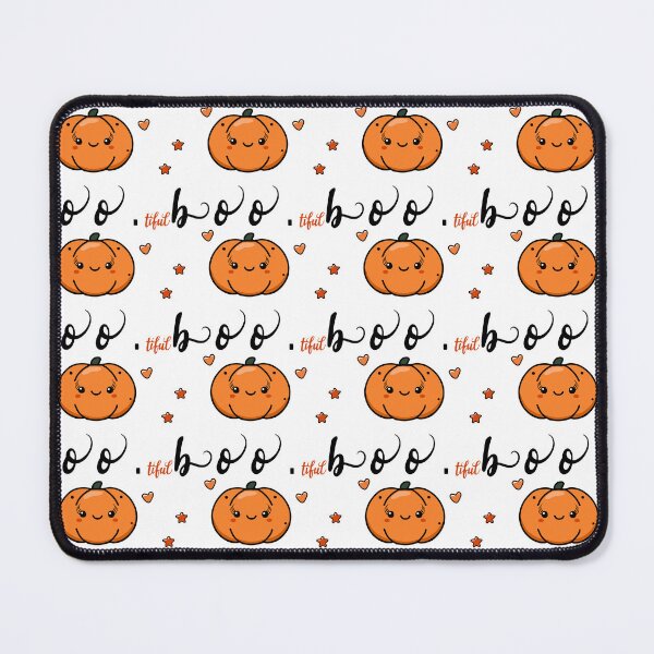 Item preview, Pattern of Adorable Boo-tiful Pumpkin with Floating Hearts and Stars, Unique designed and sold by villacreativa.