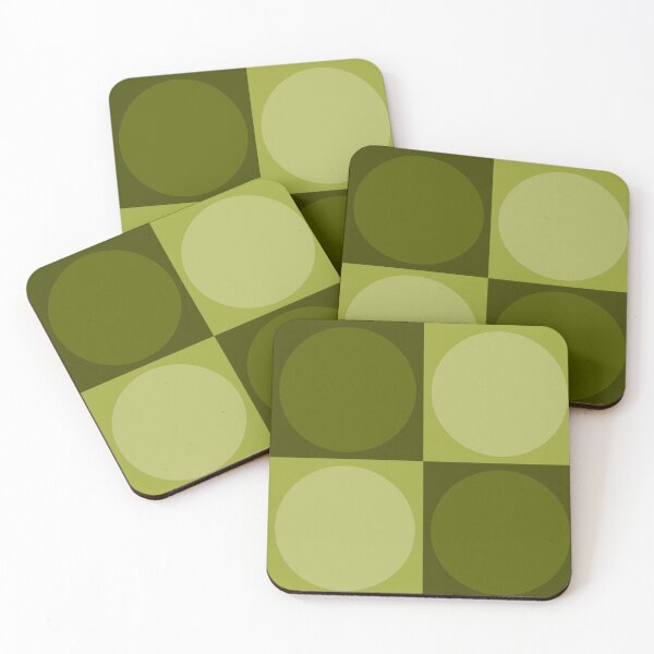 Item preview, 70s Checks and Circles Green designed and sold by miavaldez.