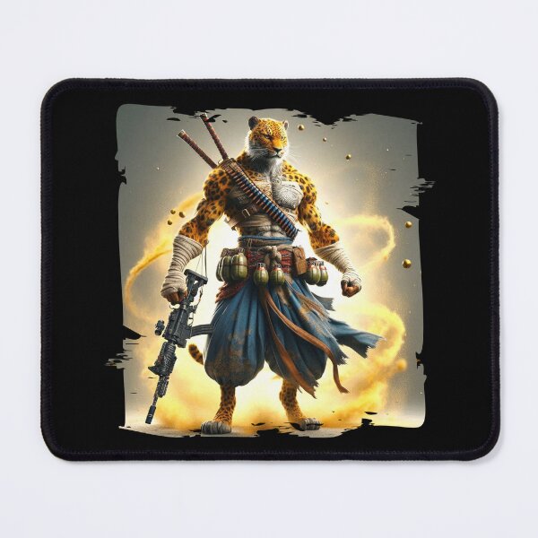 Item preview, Panther Warrior Armed with Rifle and Gear designed and sold by Hungry-Murphy.