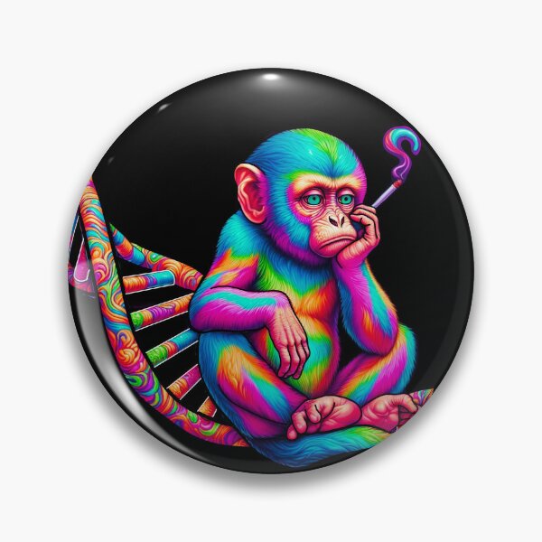 Item preview, Monkey on DNA designed and sold by Osher-BioArt.
