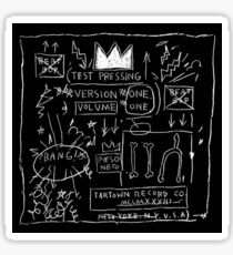 JEAN MICHEL BASQUIAT BEAT BOP ALBUM FAN ART. Sticker