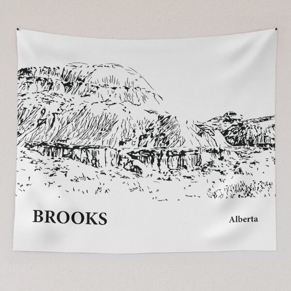 Item preview, Brooks Alberta designed and sold by Lakeric Cityscapes.