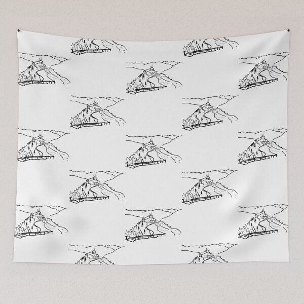Item preview, Illustration of Eagle's Nest – Berchtesgaden | Famous Landmarks in Germany designed and sold by RM-Journey.